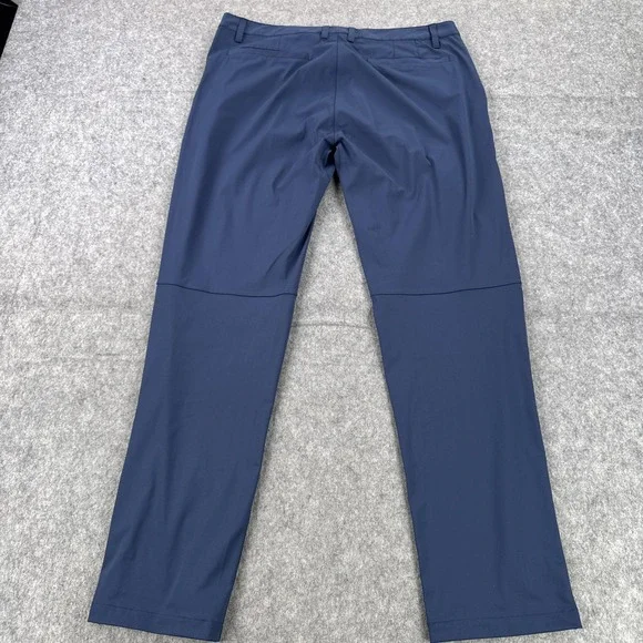 Rhone Pants Mens 38 Blue Commuter Collection Stretch Travel Golf Chino - Picture 12 of 13